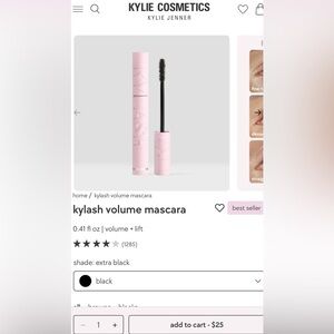 KYLIE Kylash Volume Mascara Black